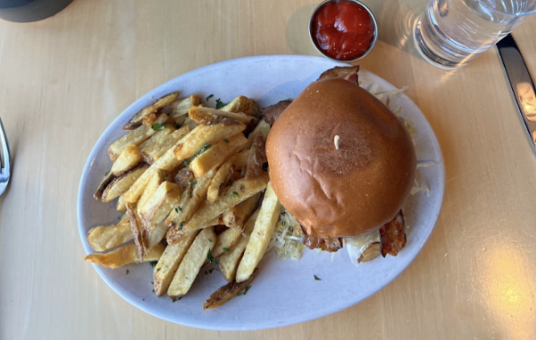 Photo courtesy of Bridget Diem. Gluten-free meal at Everett Farms